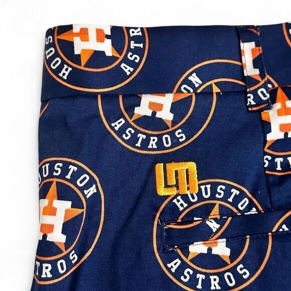 NWT Houston Astros Loudmouth Poly Solid StretchTech Shorts Sz 44 Waist - Picture 6 of 7